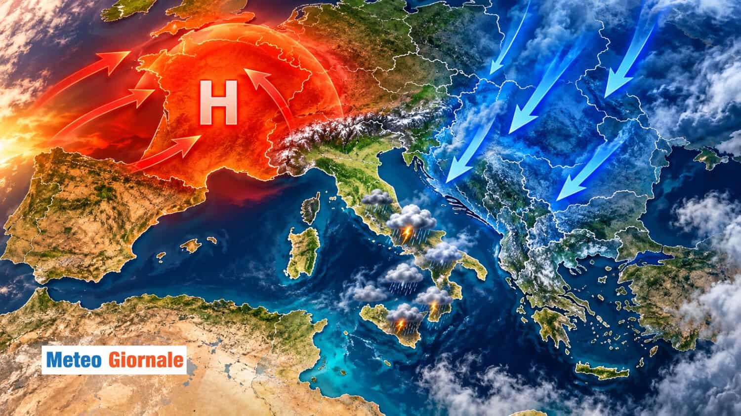 L'Anticiclone dura molto meno del previsto, importanti novità da Venerdì 16 1 colpo di scena