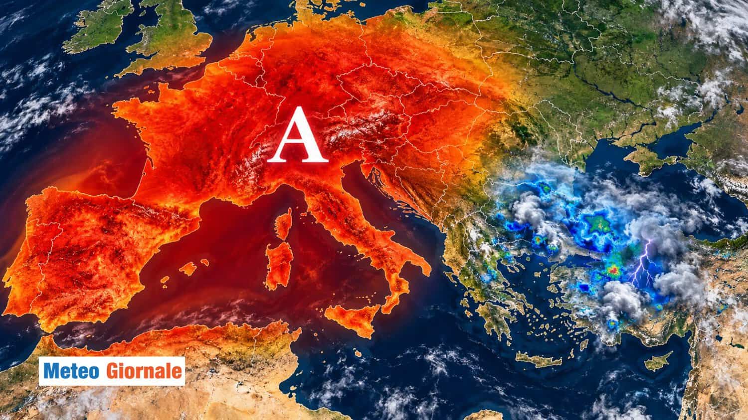 Siccità sull'Italia: punto e a capo, le tendenze meteo non sono affatto buone 1 di nuovo anticiclone