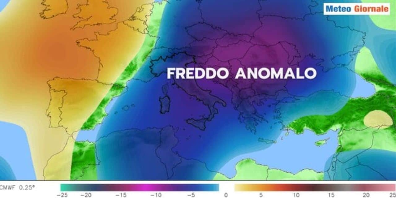 Temperature in forte calo e primo assaggio d'inverno