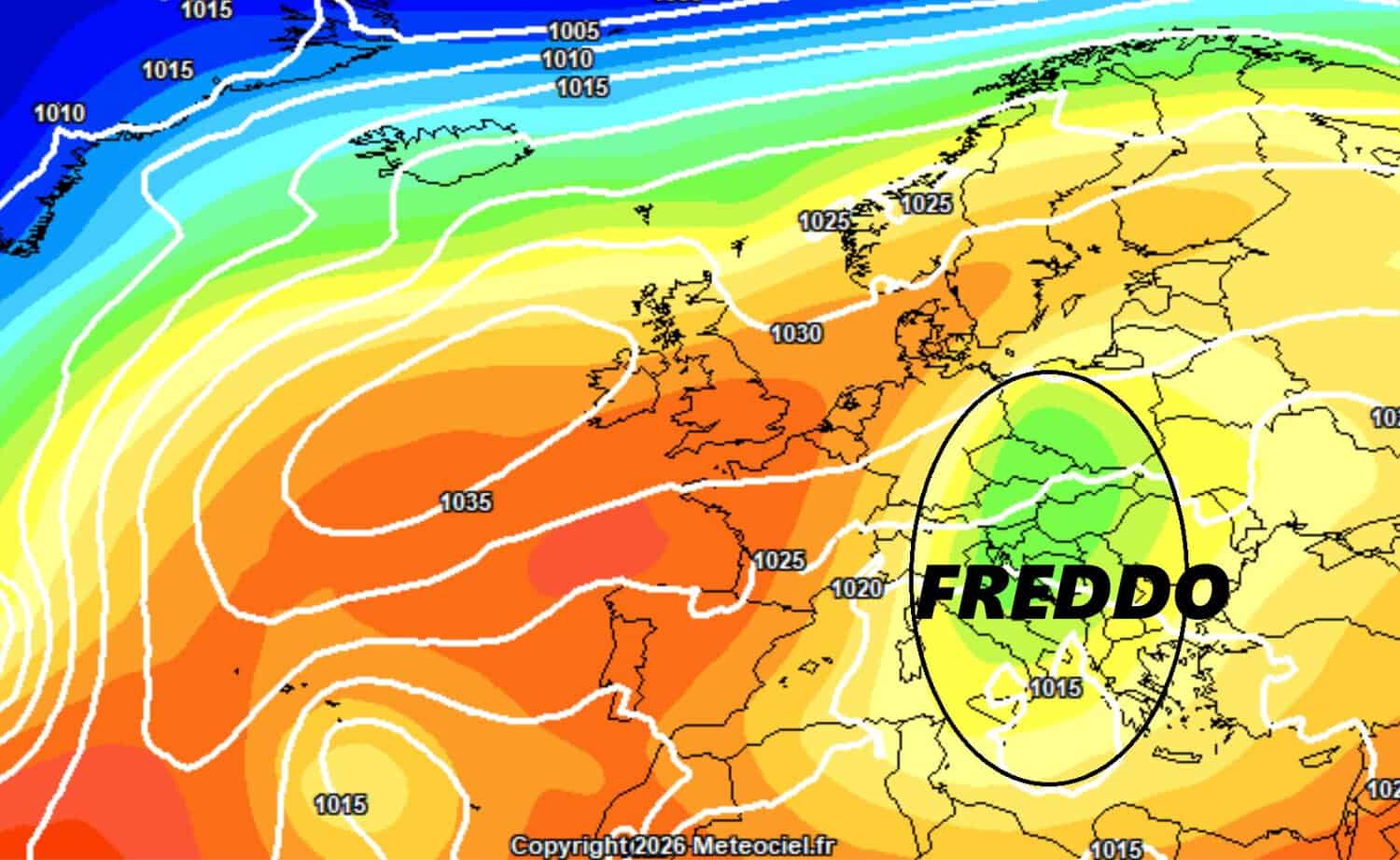 Ultime ore di clima mite, poi ribaltone meteo con freddo dai Balcani e temporali 3 fridus