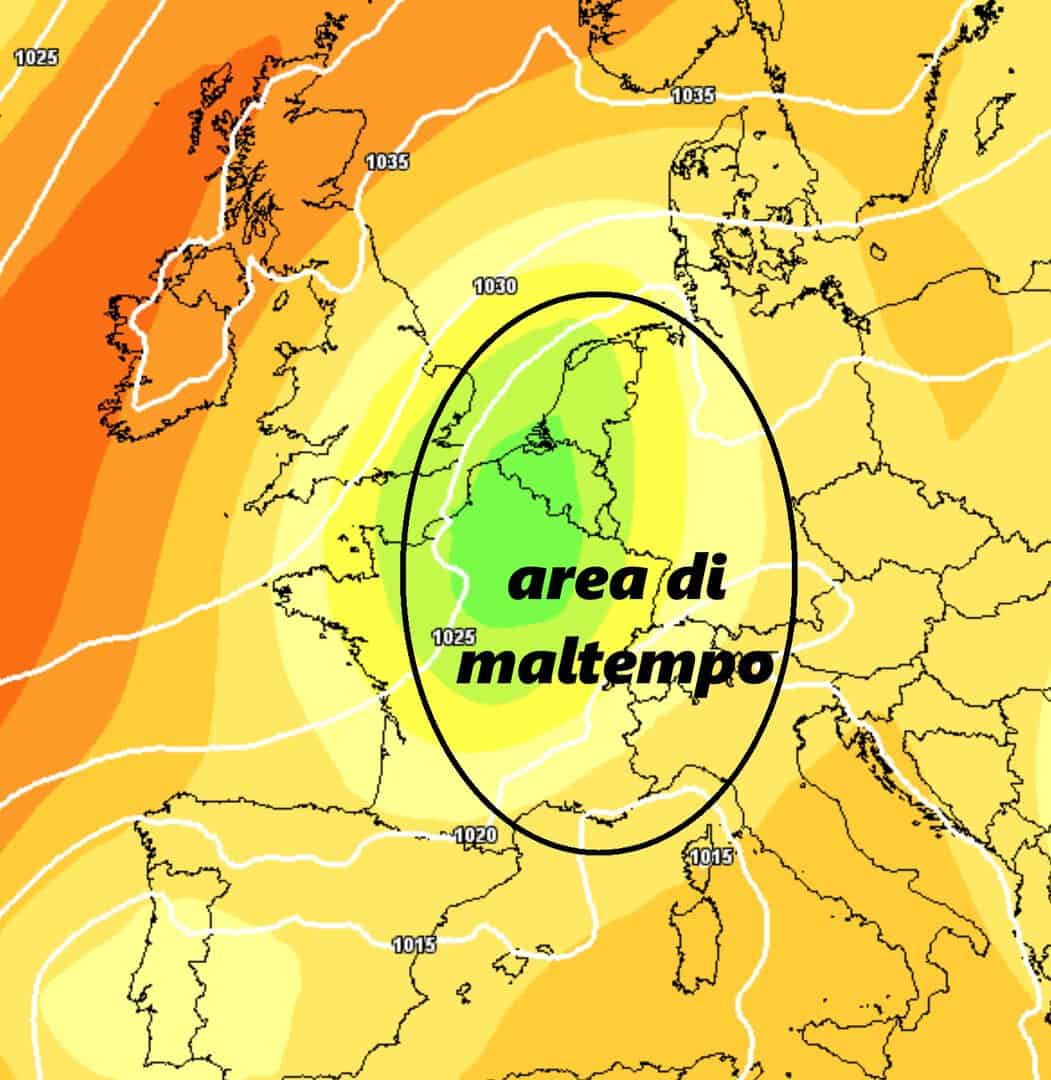 Lunga fase di maltempo per Nord-Ovest, Toscana e Sardegna da Domenica 18 2 hjdvb