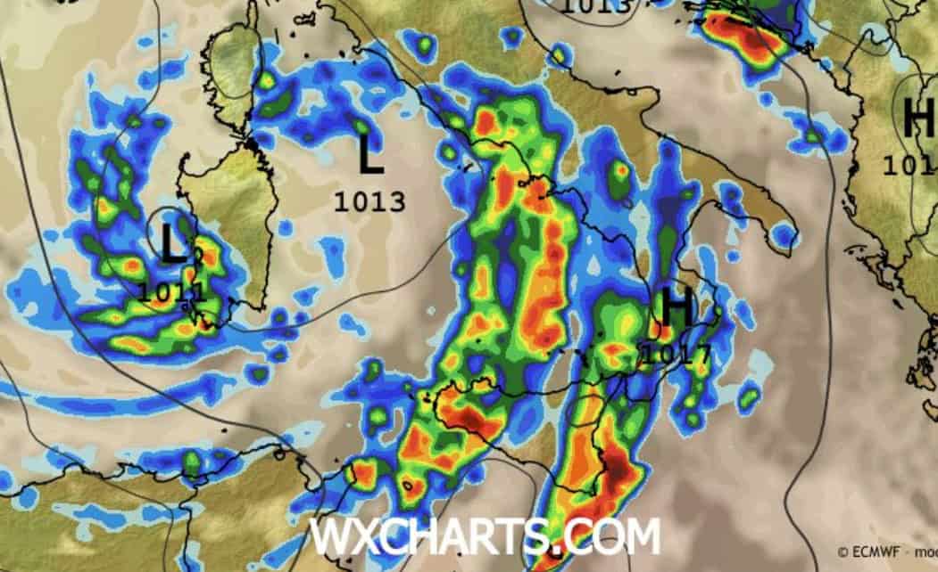 Meteo prossime ore: ancora numerosi temporali, le Regioni colpite 2 konv