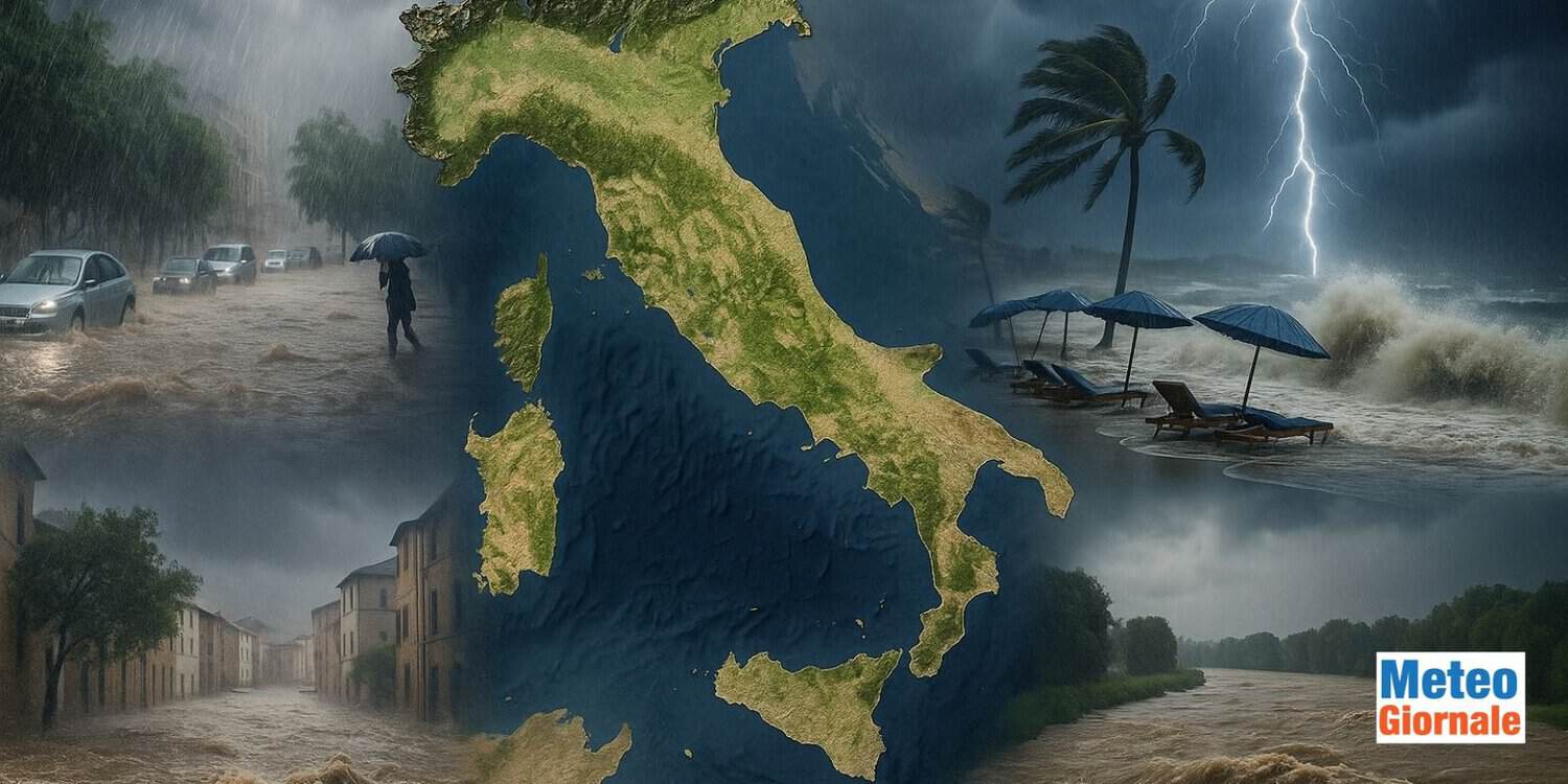Allerta meteo, mercoledì 21 con temporali e nubifragi 1 maltempo allerta meteo 2010