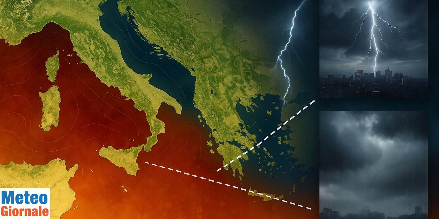 Meteo, nuova fase di maltempo in arrivo: il caldo del Mediterraneo può fare la differenza 1 mediterraneo temporali 08 mdtttmp