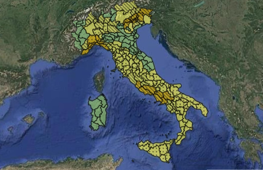 Allerta meteo, mercoledì 21 con temporali e nubifragi 2 protezione civile