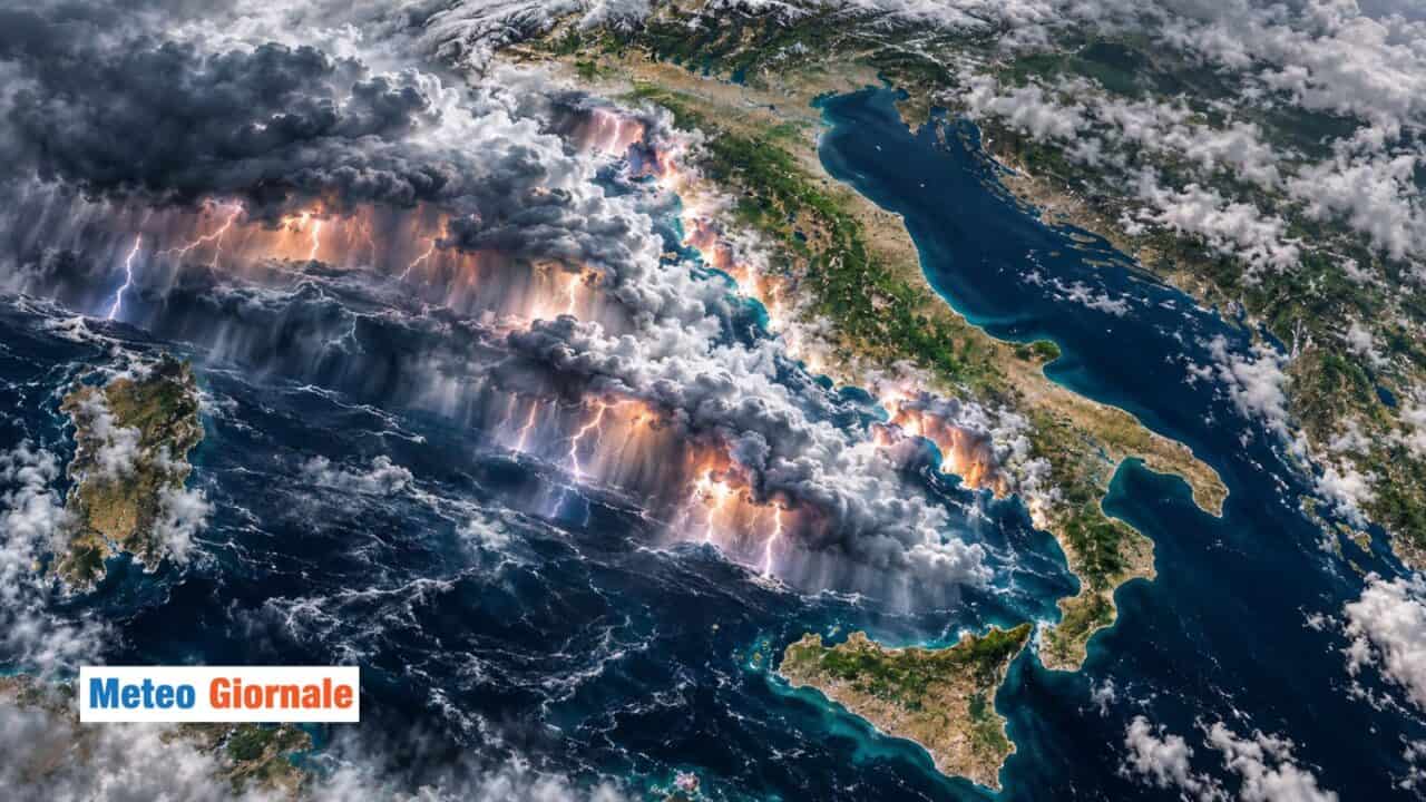 temporali tirreno