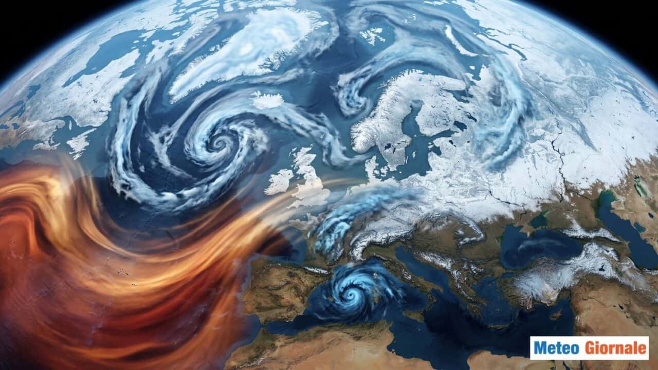 vortice polare che influenza europa kj